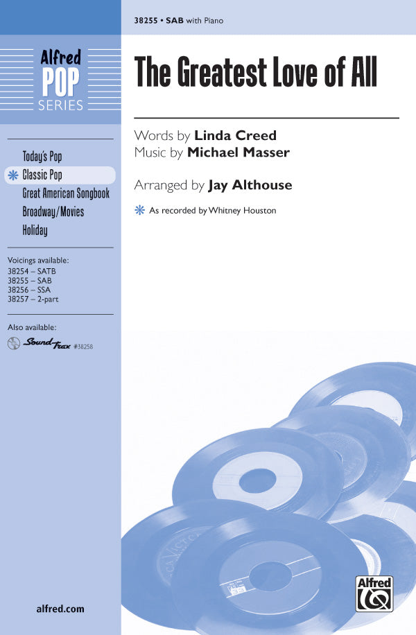 The Greatest Love of All Sheet Music Preview