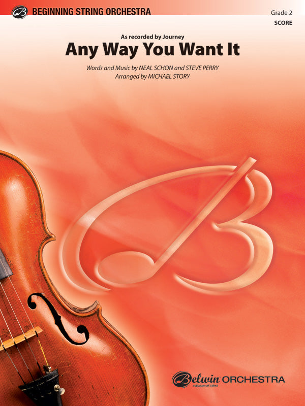 Any Way You Want It Sheet Music Preview