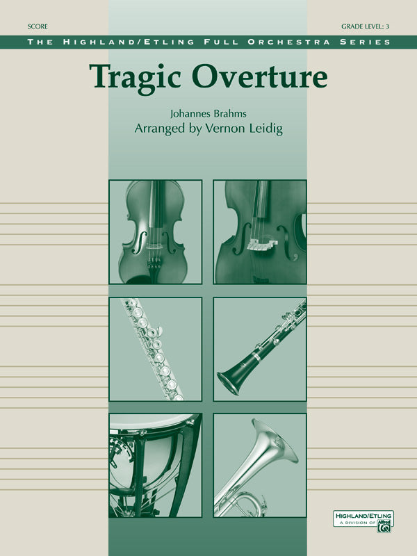 Tragic Overture: Flute Sheet Music Preview