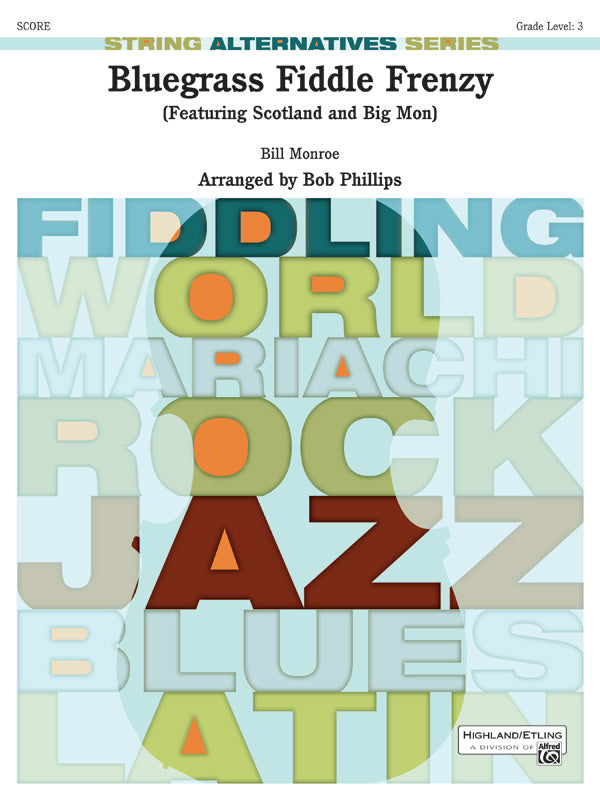 Bluegrass Fiddle Frenzy: Cello Sheet Music Preview