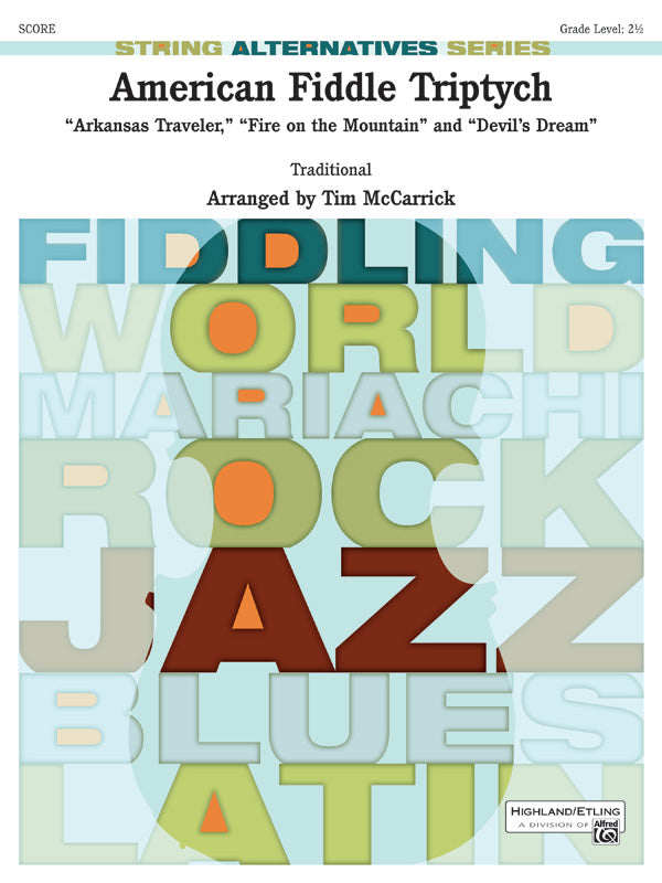 American Fiddle Triptych: 2nd Violin Sheet Music Preview