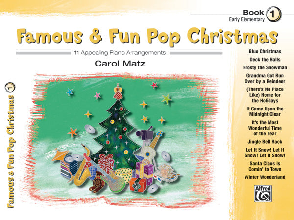 Famous & Fun Pop Christmas, Book 1 Cover Image