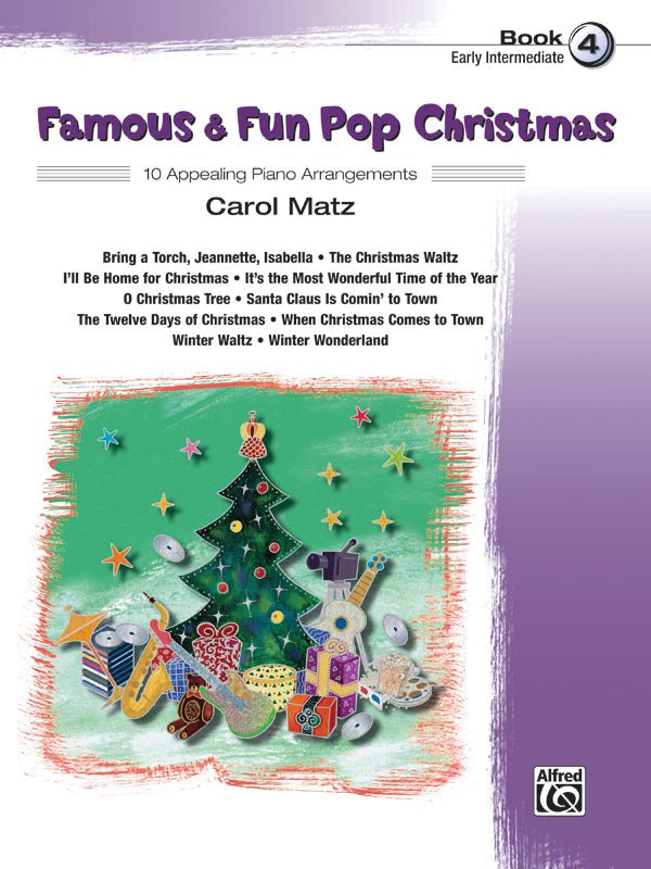 Famous & Fun Pop Christmas, Book 4 Cover Image