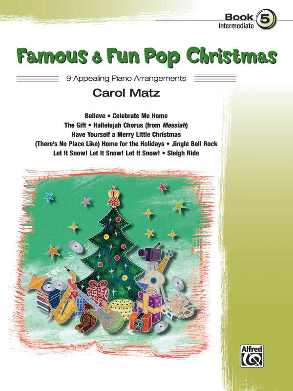 Famous & Fun Pop Christmas, Book 5 Cover Image