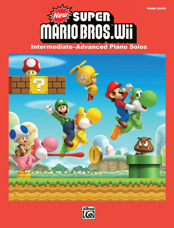 New Super Mario Bros. Wii Enemy Course Sheet Music Preview
