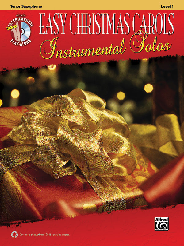 Easy Christmas Carols Instrumental Solos Cover Image