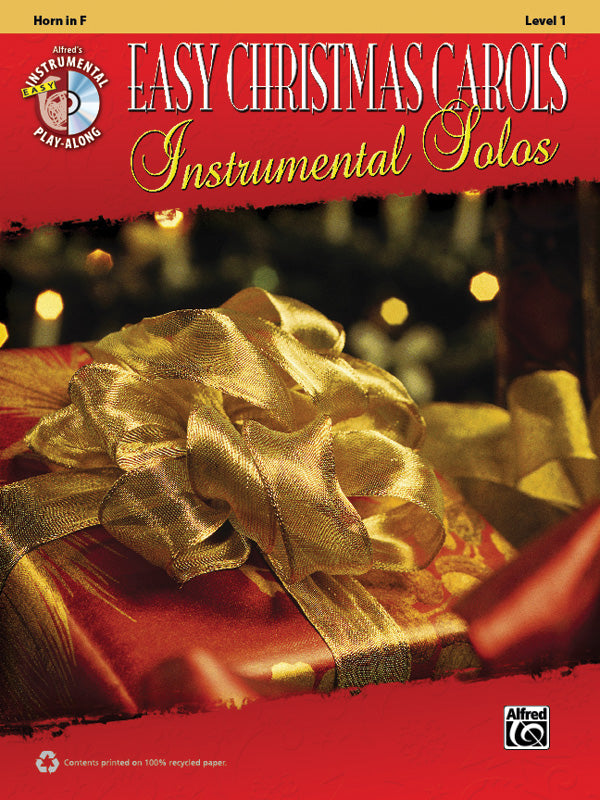 Easy Christmas Carols Instrumental Solos Cover Image