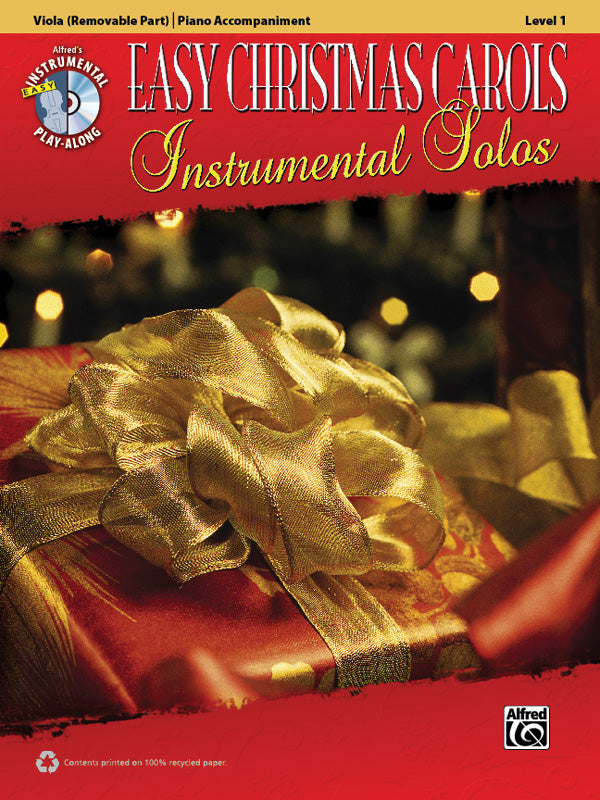 Easy Christmas Carols Instrumental Solos for Strings Cover Image