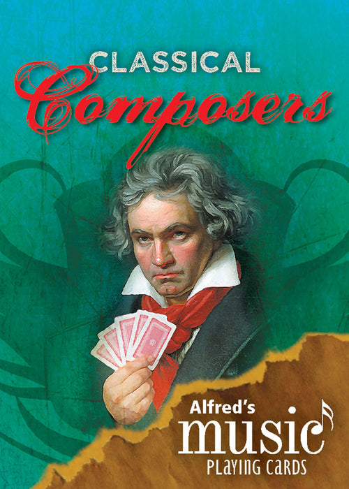Alfred's Music Playing Cards: Classical Composers (1 Pack) Cover Image