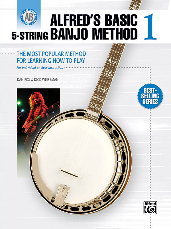 Alfred's Basic 5-String Banjo Method 1 Cover Image