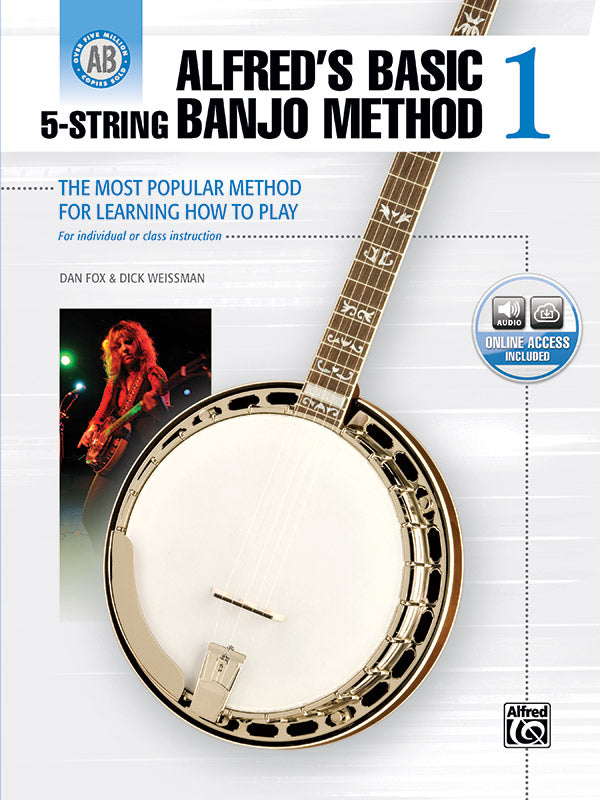 Alfred's Basic 5-String Banjo Method 1 Cover Image