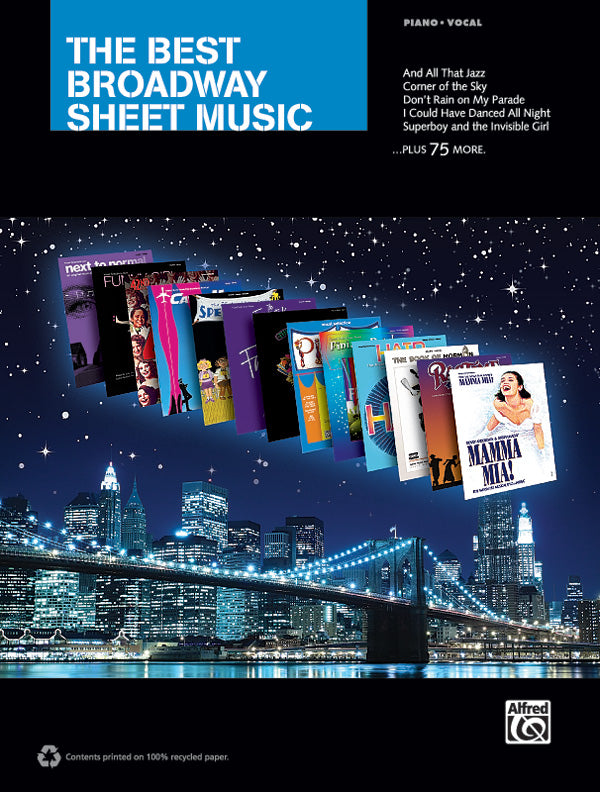 The Best Broadway Sheet Music Cover Image