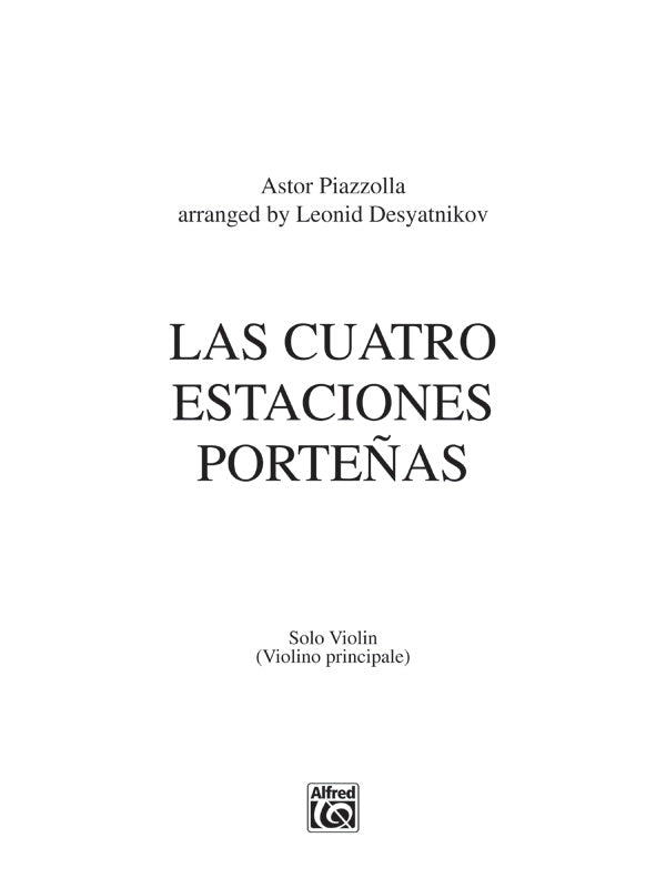 Las Cuatro Estaciones Porteñas Cover Image