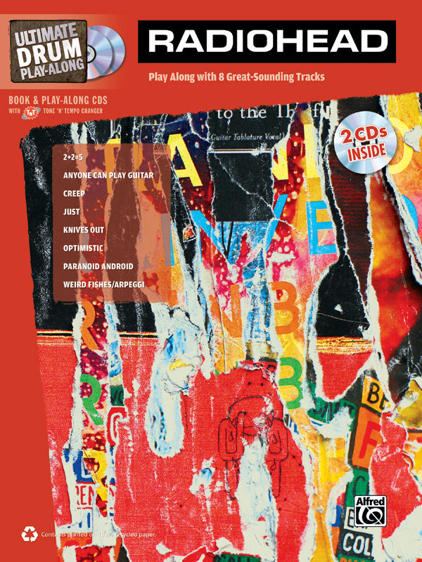 Ultimate Drum Play-Along: Radiohead Cover Image
