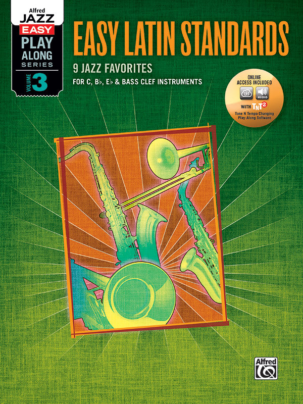 Alfred Jazz Easy Play-Along Series, Vol. 3: Easy Latin Standards Cover Image