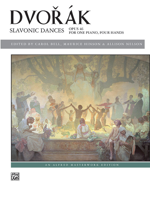 Dvorák: Slavonic Dances, Opus 46 - Piano Duet (1 Piano, 4 Hands) Sheet Music Preview