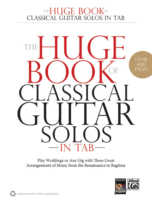 The Huge Book of Classical Guitar Solos in TAB Cover Image
