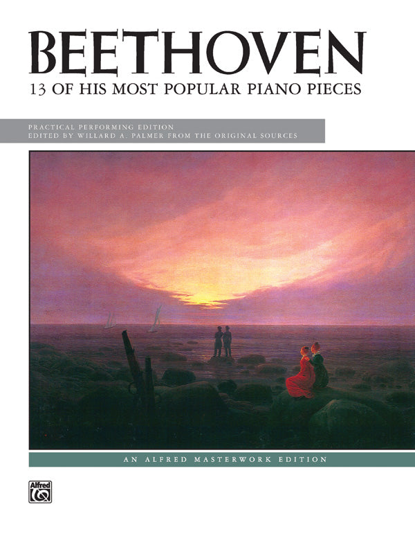 Beethoven: 13 of His Most Popular Piano Pieces Sheet Music Preview