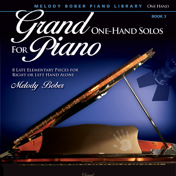 Grand One-Hand Solos for Piano, Book 3: 8 Late Elementary Pieces for Right or Left Hand Alone Sheet Music Preview
