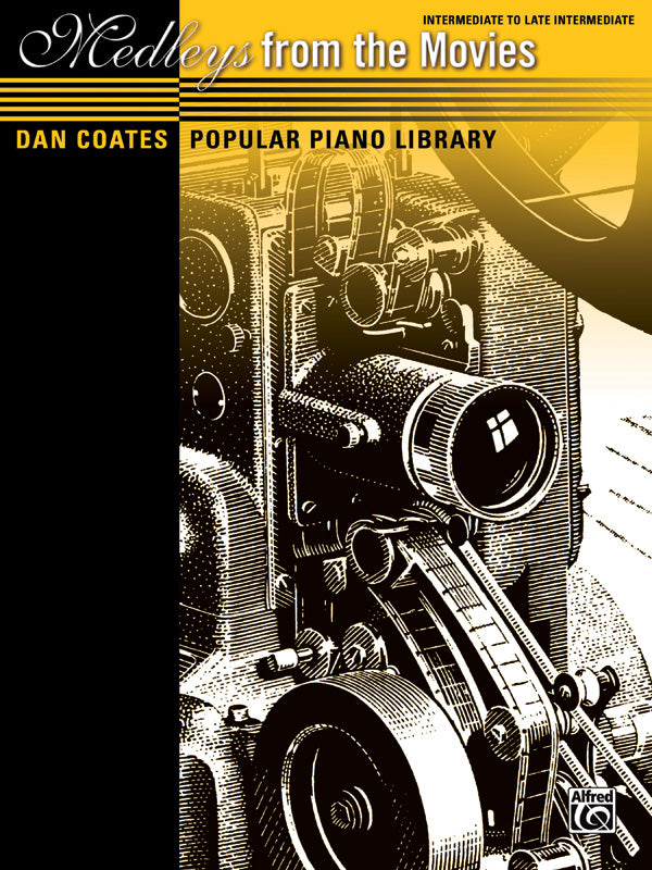 Dan Coates Popular Piano Library: Medleys from the Movies Cover Image