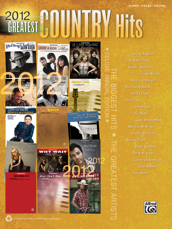 2012 Greatest Country Hits Cover Image