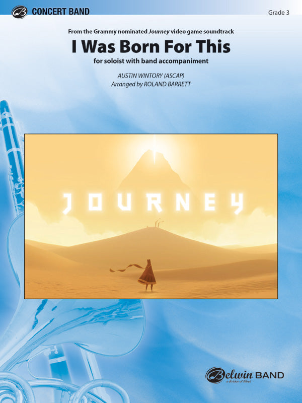 I Was Born for This: 3rd B-flat Clarinet Sheet Music Preview