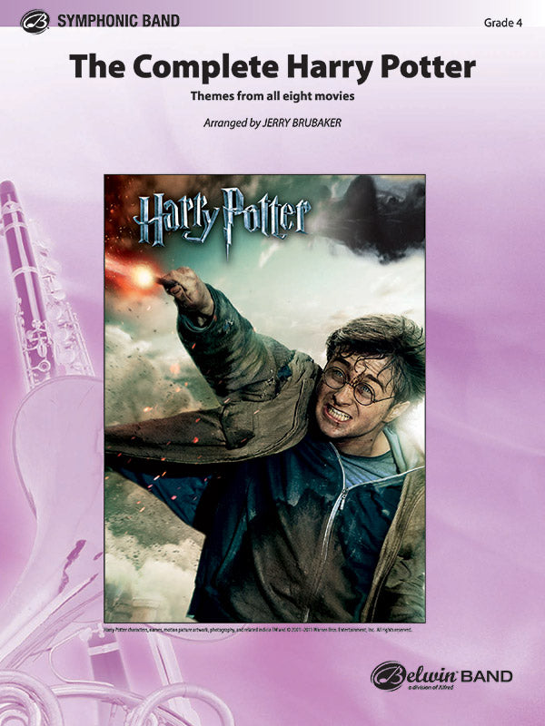 The Complete Harry Potter: B-flat Bass Clarinet Sheet Music Preview