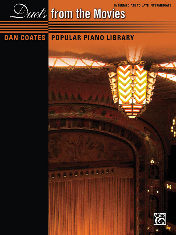 Dan Coates Popular Piano Library: Duets from the Movies Cover Image