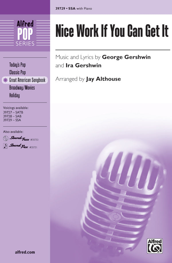 Nice Work If You Can Get It Sheet Music Preview