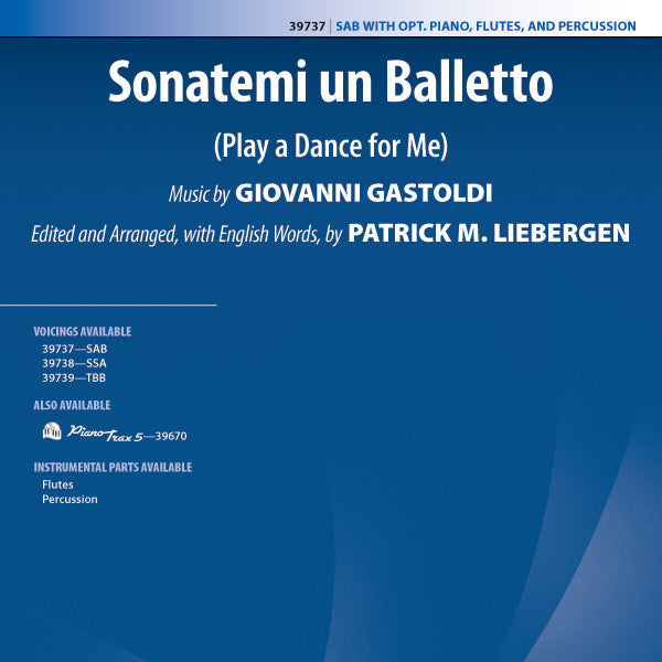 Sonatemi un Balletto Sheet Music Preview