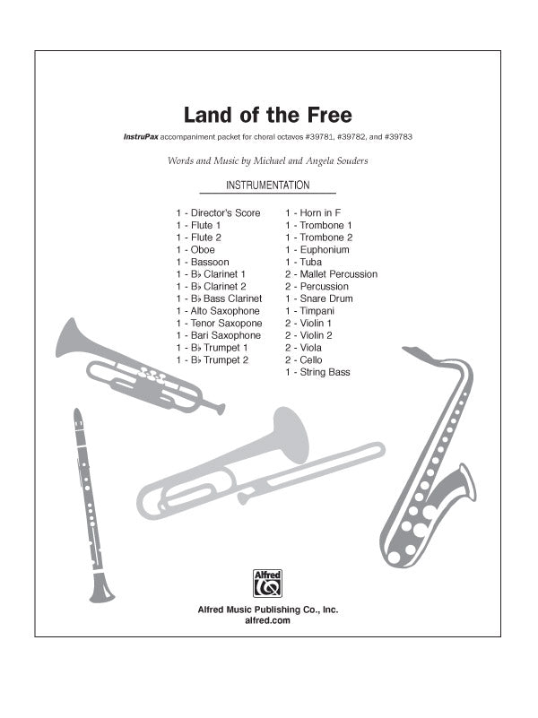 Land of the Free: Flute Sheet Music Preview