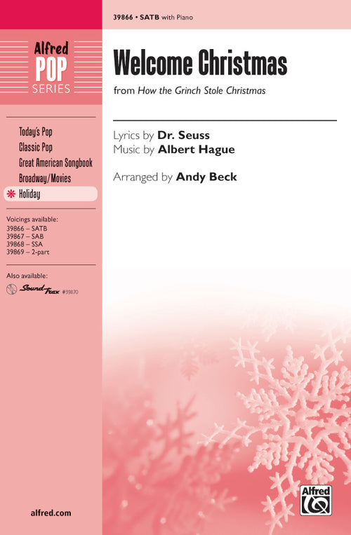Welcome Christmas (from <i>How the Grinch Stole Christmas</i>) Sheet Music Preview