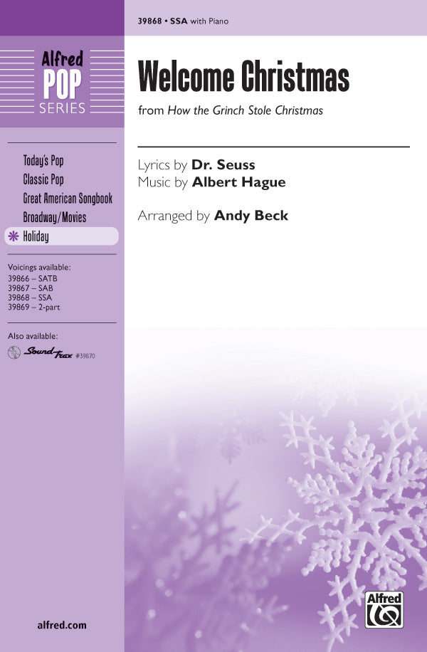 Welcome Christmas (from <i>How the Grinch Stole Christmas</i>) Sheet Music Preview