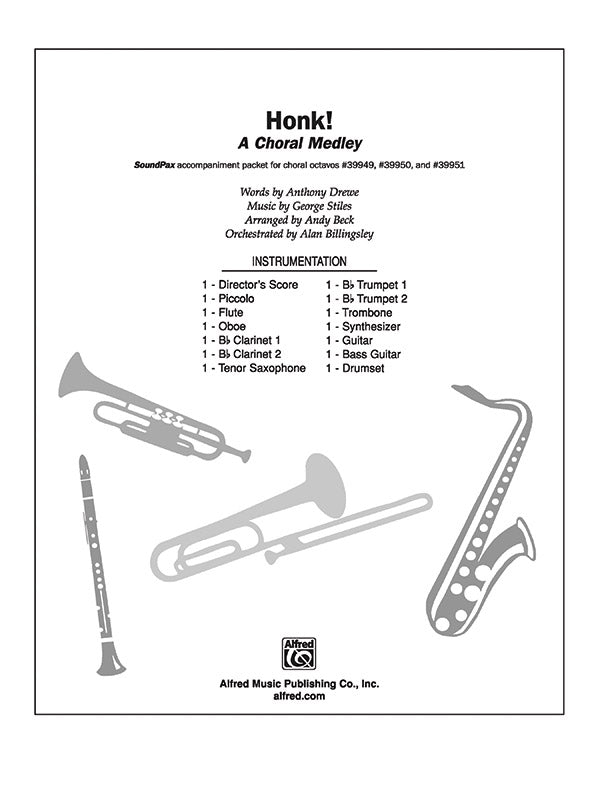 Honk!: Synthesizer Sheet Music Preview