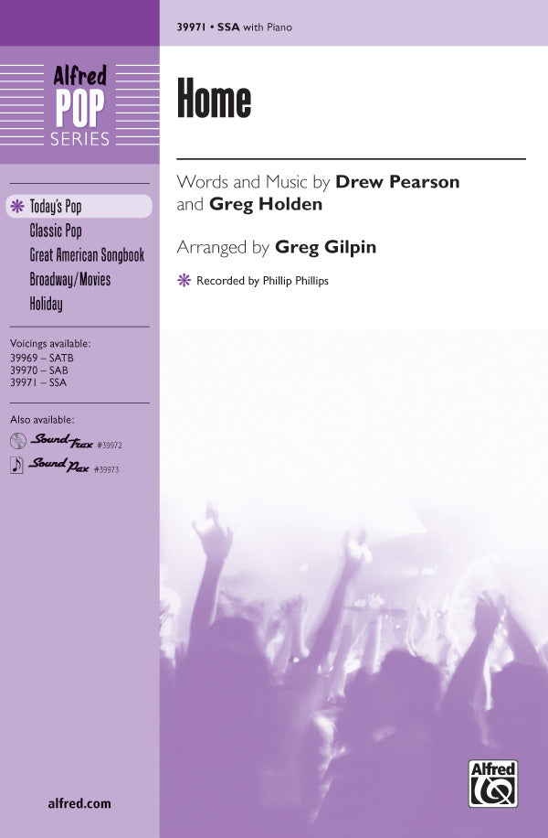 Home Sheet Music Preview
