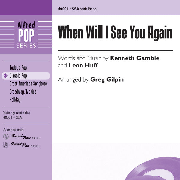 When Will I See You Again Cover Image