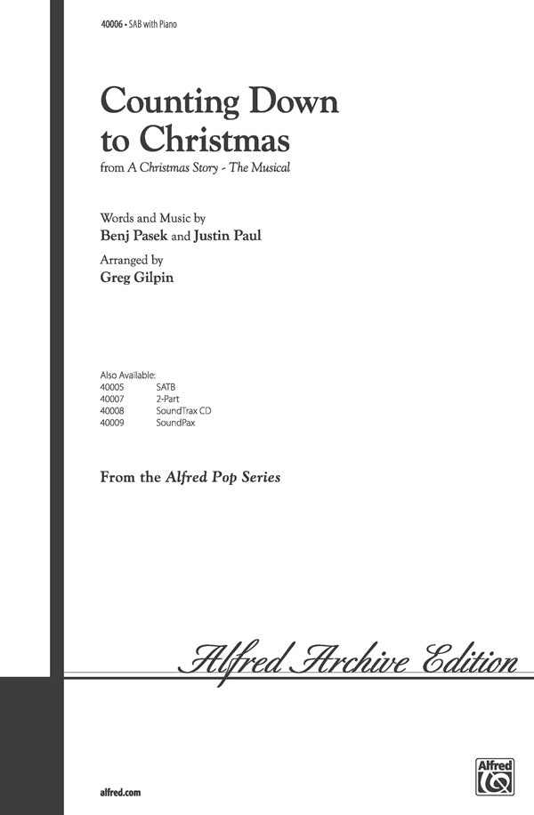 Counting Down to Christmas (from <i>A Christmas Story: The Musical</i>) Sheet Music Preview