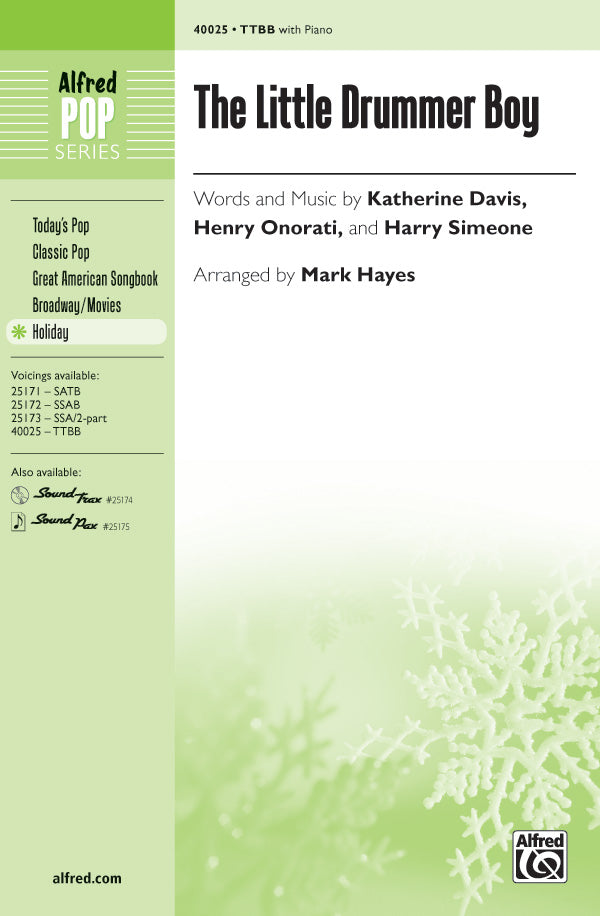 The Little Drummer Boy Sheet Music Preview