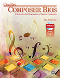 One-Page Composer Bios Cover Image