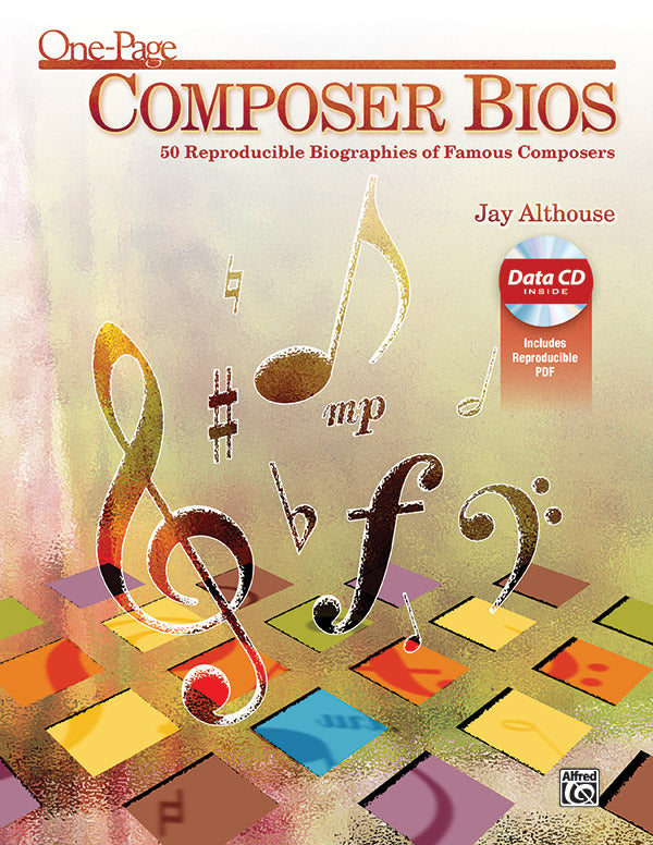 One-Page Composer Bios Cover Image