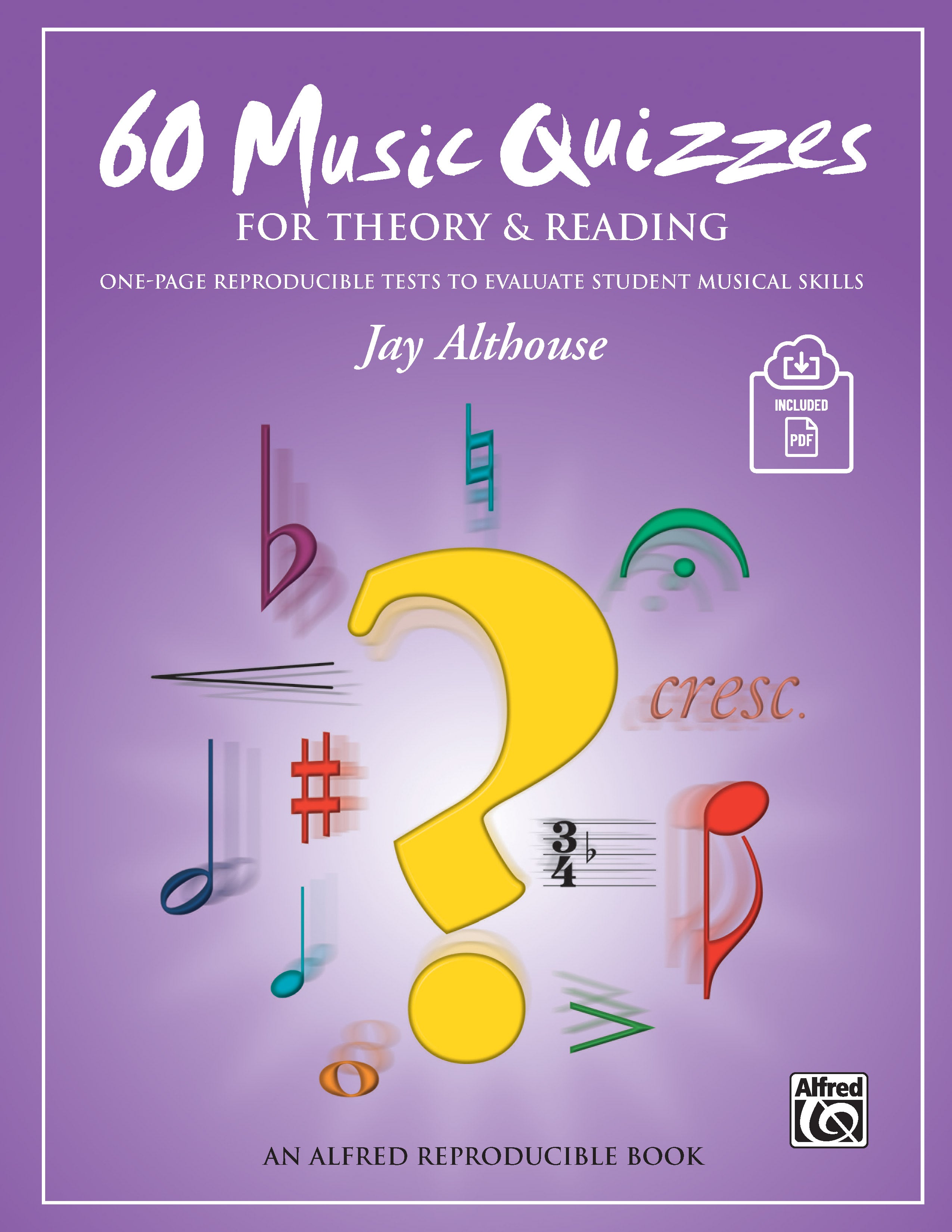 60 Music Quizzes for Theory and Reading Cover Image