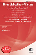 Three Liebeslieder Waltzes (from <i>Liebeslieder Walzer</i>, Opus 52) Cover Image