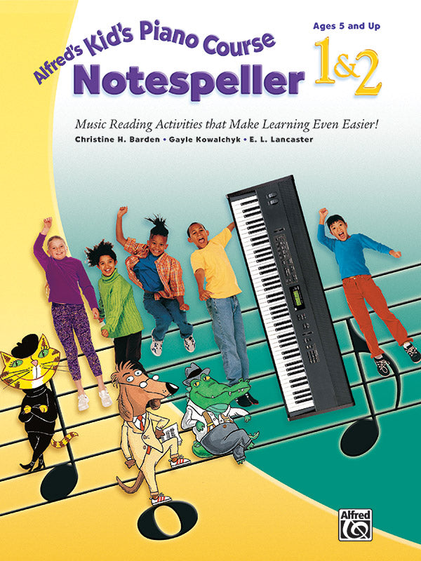 Alfred's Kid's Piano Course Notespeller 1 & 2 Cover Image
