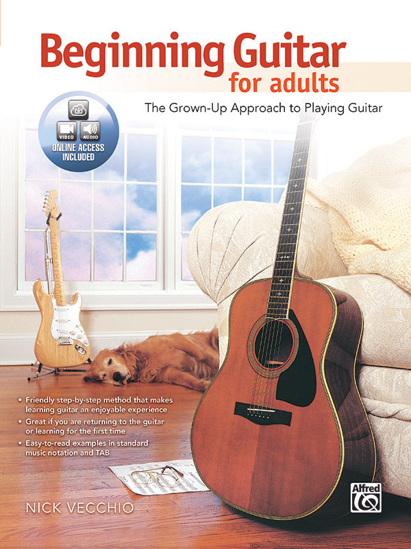 Beginning Guitar for Adults: The Grown-Up Approach to Playing Guitar Sheet Music Preview