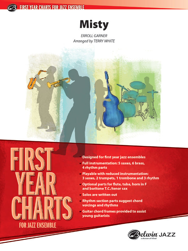 Misty: Baritone T.C. Sheet Music Preview