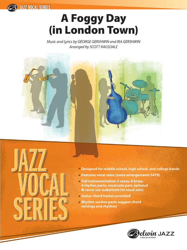 A Foggy Day: Solo Bb Part (Substitute for Vocal) Sheet Music Preview