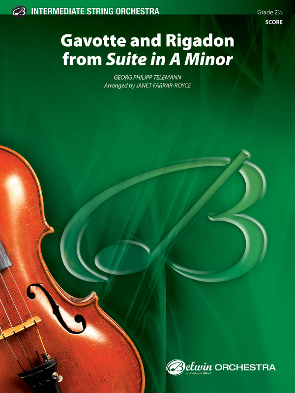 "Gavotte" and "Rigadon" from <i>Suite in A Minor</i> Cover Image