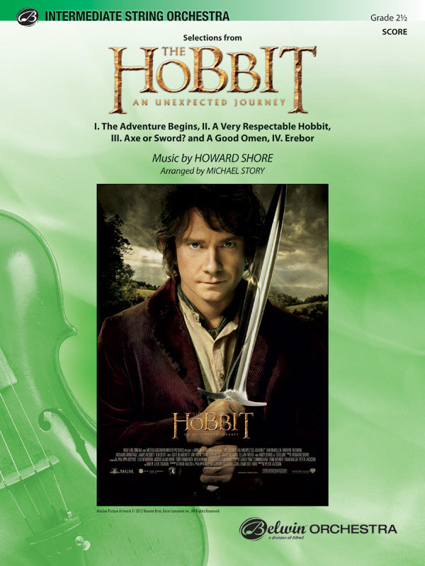<i>The Hobbit: An Unexpected Journey,</i> Selections from Cover Image