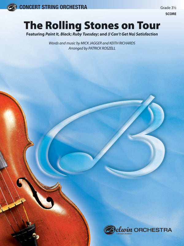 The Rolling Stones on Tour: 1st Violin Sheet Music Preview