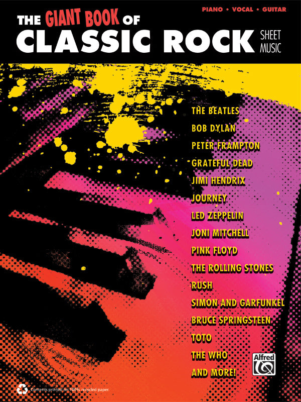 The Giant Book of Classic Rock Sheet Music Cover Image